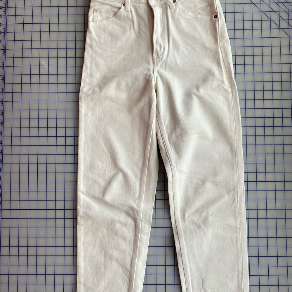 Uniqlo white denim